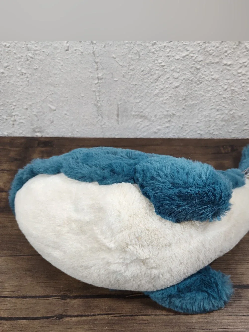 Jellycat Wally Whale Blue Soft Stuffed Plush Medium - Picture 5 of 10